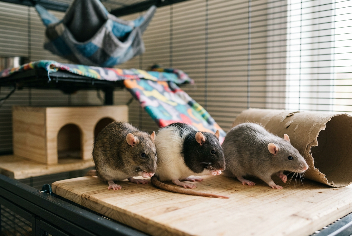 Ratten als Haustiere: Was sie brauchen, um glücklich zu sein
