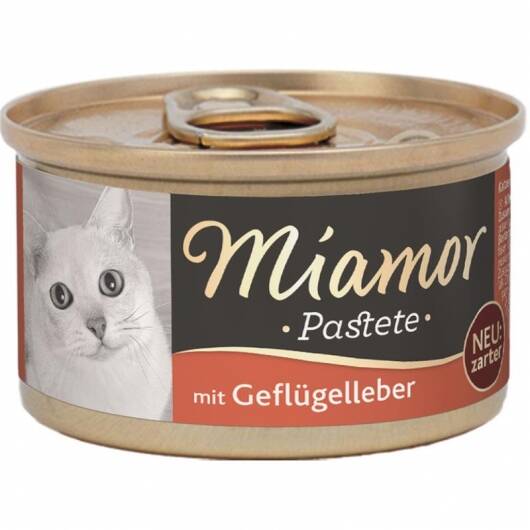 12x Miamor Pastete Geflügelleber 85g