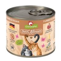6 x GranataPet Delicatessen Dose Truthahn & Fasan — 200g
