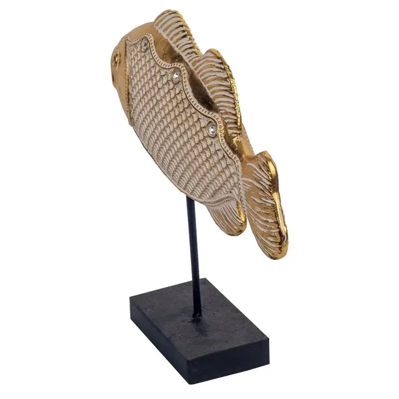 Fischfigur mit Sockel