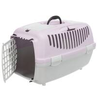Trixie Transportbox Capri II - hellgrau/flieder