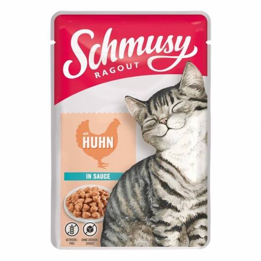 22 x Schmusy Ragout mit Huhn in Sauce 100g