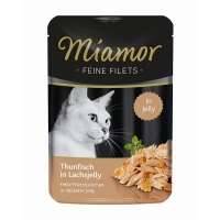24 x Miamor Feine Filets PB Thunfisch in Lachsjelly 100g