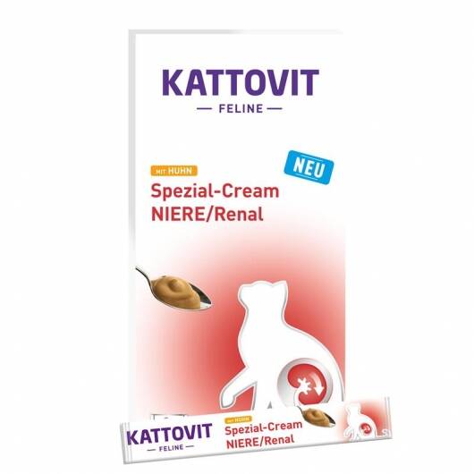 11 x Kattovit Niere/Renal Spezial-Cream mit Huhn 6x15g
