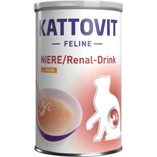 12 x Kattovit Feline Niere/Renal Drink 135ml