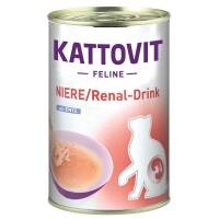 24 x Kattovit Niere/Renal-Drink mit Ente 135ml