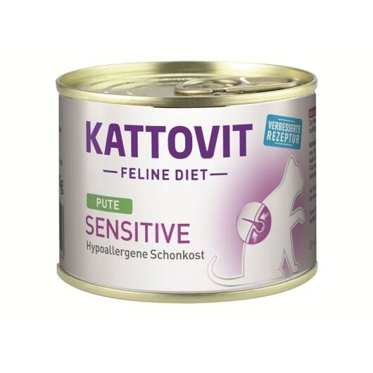 12 x Kattovit Dose Feline Diet Sensitive Pute 185g