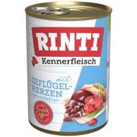 Rinti Kennerfleisch Geflügelherzen 24 x 400 g / 12 x 800g — 800g