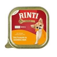16 x RINTI Gold Mini Truthahn & Kaninchen 100g