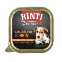 11 x Rinti Schale Feinest Geflügel Pur & Reis 150g