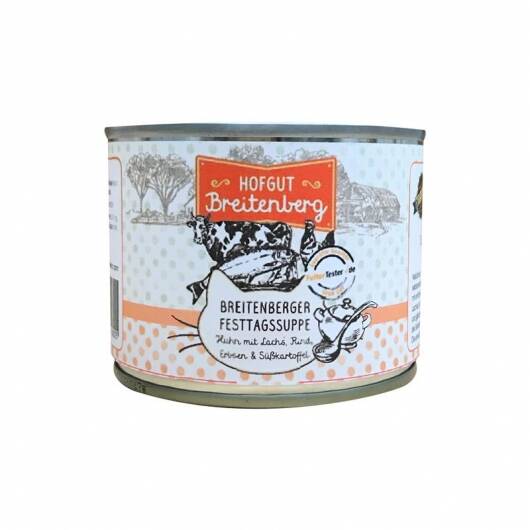12 x Hofgut Breitenberg Cat Breitenberger Festtagssuppe 180g