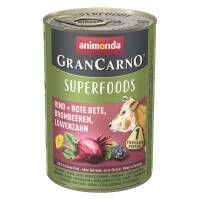 6 x Animonda GranCarno Adult Superfood Rind & Rote Beete