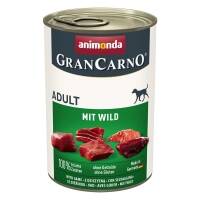6 x Animonda GranCarno Adult mit Wild — 400g