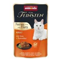 18 x Animonda vom Feinsten Cat Adult Ente & Putenfilet 85g