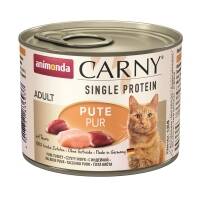 6 x Animonda Cat Dose Carny Adult Single Protein Pute 200g