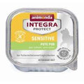 16 x Animonda Cat Schale Integra Protect Sensitiv mit Pute pur 100g