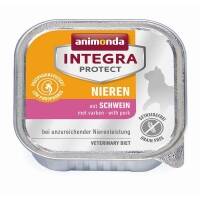 16 x Animonda Cat Schale Integra Protect Niere mit Schwein 100g