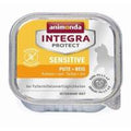 16 x Animonda Cat Schale Integra Protect Sensitiv mit Pute & Reis 100g