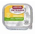 16 x Animonda Cat Schale Integra Protect Sensitiv mit Pute & Kartoffel 100g