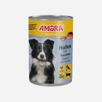 6 x AMORA Dog Sensitive Huhn & Karotte 800 g