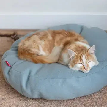 Donut Katzenbett 60 x 60 x 20 cm — Grau Blau
