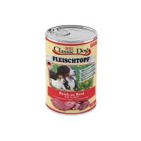 6 x Classic Dog Fleischtopf Rind 400g
