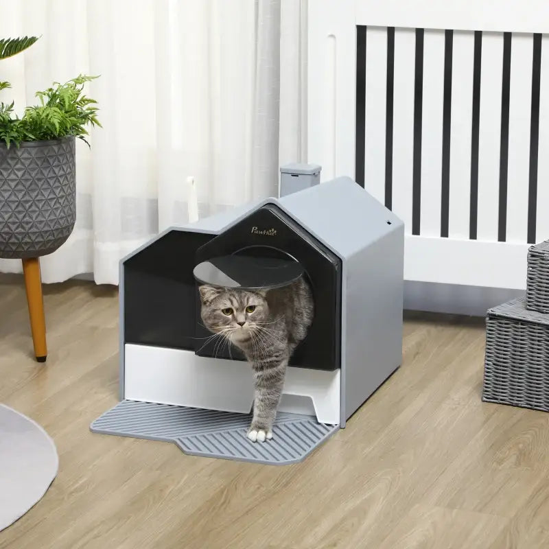 PawHut Katzentoilette im niedlichen Design