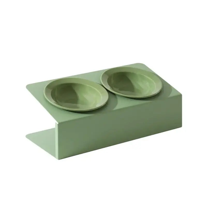 Moderne Design-Futter- und Wasserschale für Katzen und (kleine) Hunde — Alt Rose