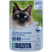 12 x Bozita Pouch Häppchen in Soße mit Rentier 85g