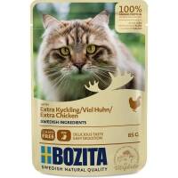 12 x Bozita Pouch Häppchen in Soße mit viel Hühnchen 85g