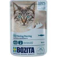 12 x Bozita Pouch Häppchen in Soße mit Hering 85g