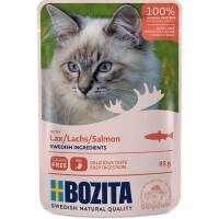 12 x Bozita Pouch Häppchen in Gelee mit Lachs 85g