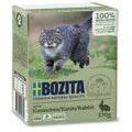 6 x Bozita Cat Tetra Recard Häppchen in Soße Kaninchen 370g