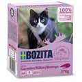 6 x Bozita Cat Tetra Recard Häppchen in Soße Garnelen 370g