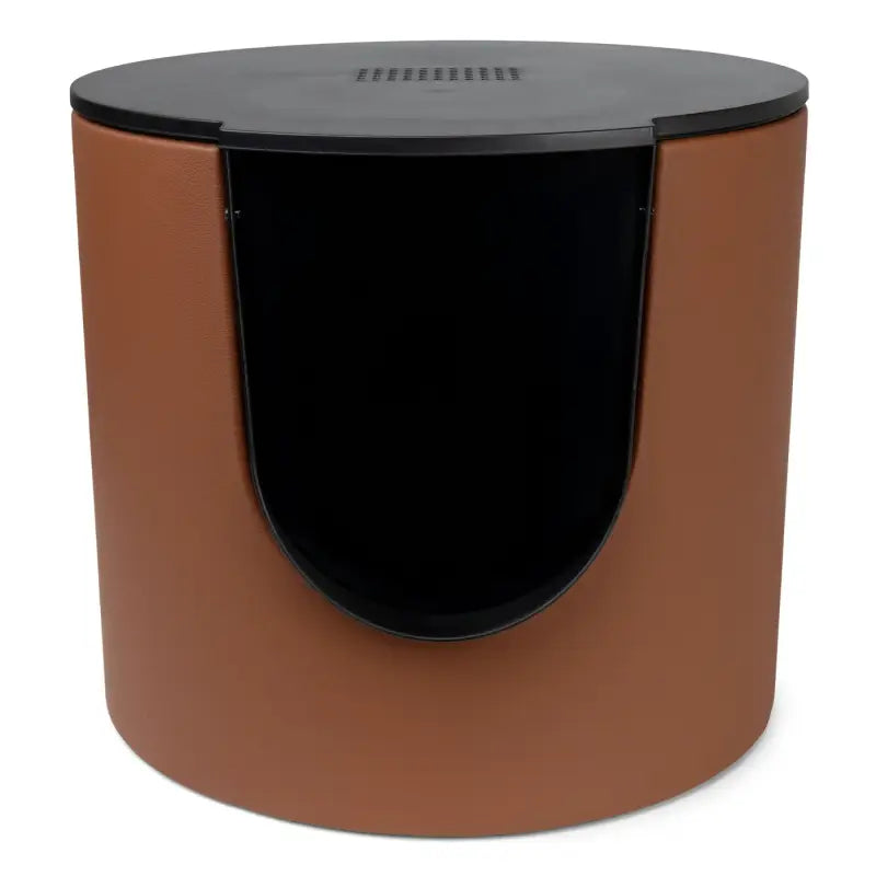 FUSE Design Katzentoilette — Kunstleder / Beige