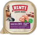RINTI Leichte Beute Huhn Pur und Ente, 300-g-Schale