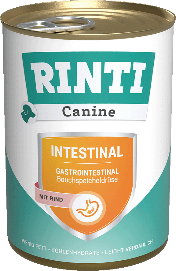 RINTI Canine Nassfutter – Rezepturen und Packungen