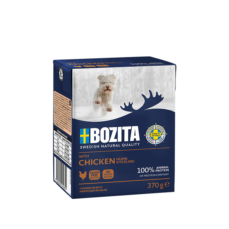 Bozita Happen in Gelee – 6 × 370 g – Sorten