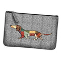 IngrossoBertoni Filztasche Pocket Line Grau mit farbigem HD-Druck