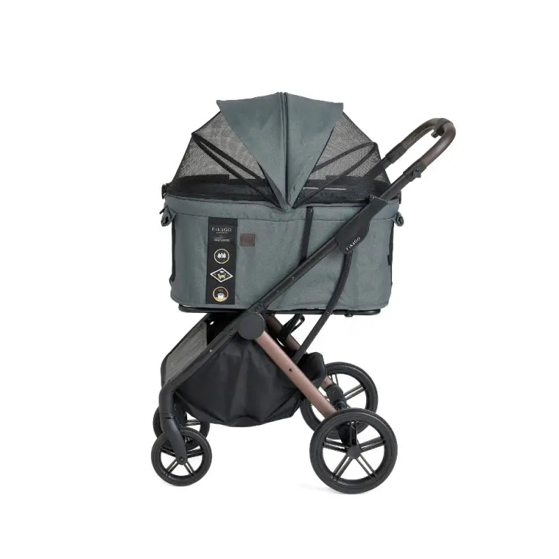Agile 2 – Haustier Buggy (bis 30 kg) — Vintage Grün