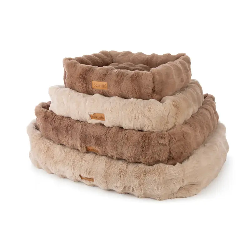 Alpine Box Bed — Taupe / XXL 110x75x18cm