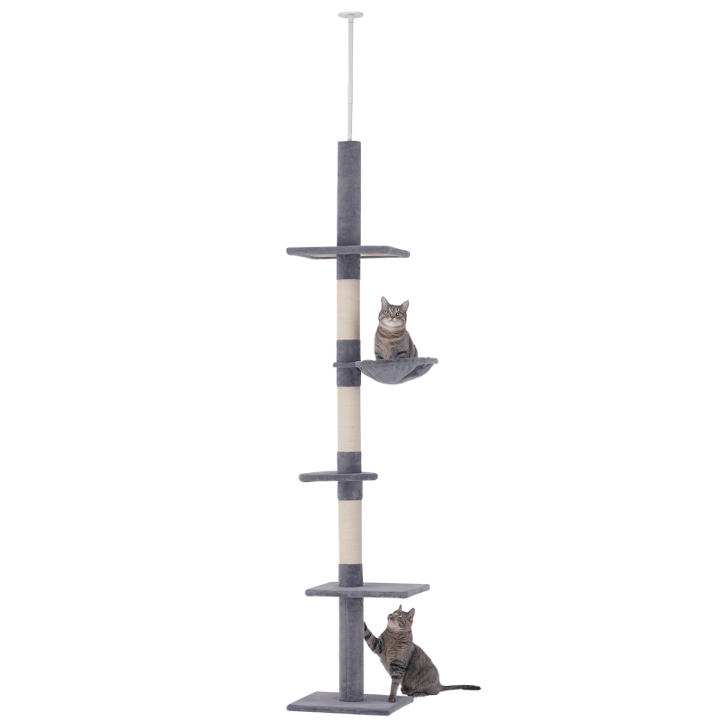 PawHut Kratzbaum Deckenhoch höhenverstellbar