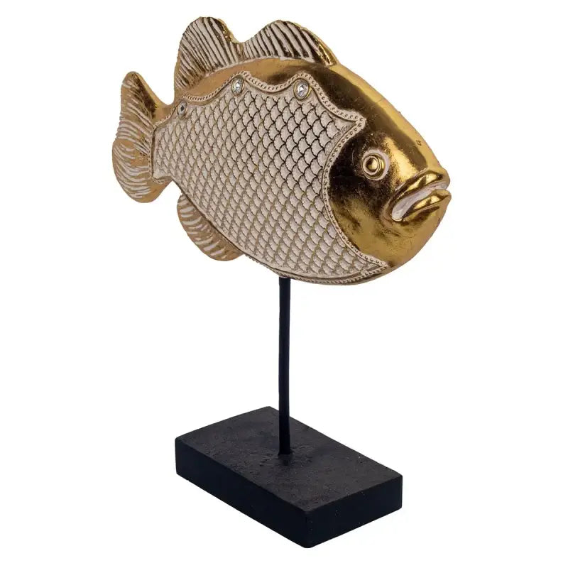 Fischfigur mit Sockel