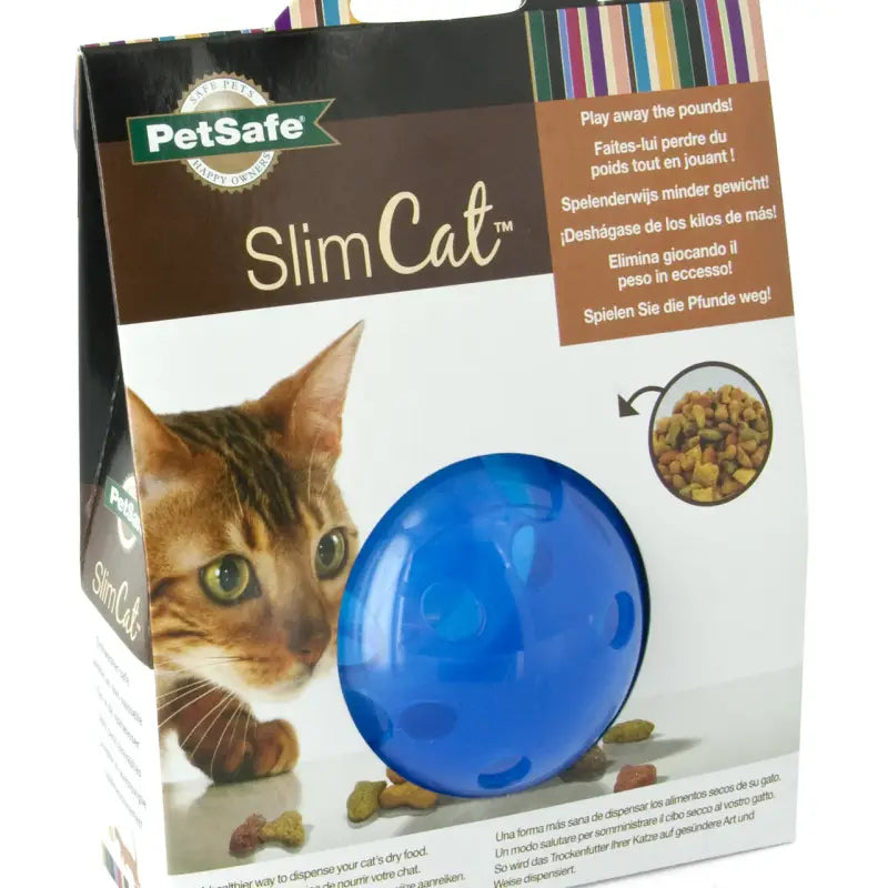 SlimCat™ Katzenspielzeug mit Futterspender — Orange