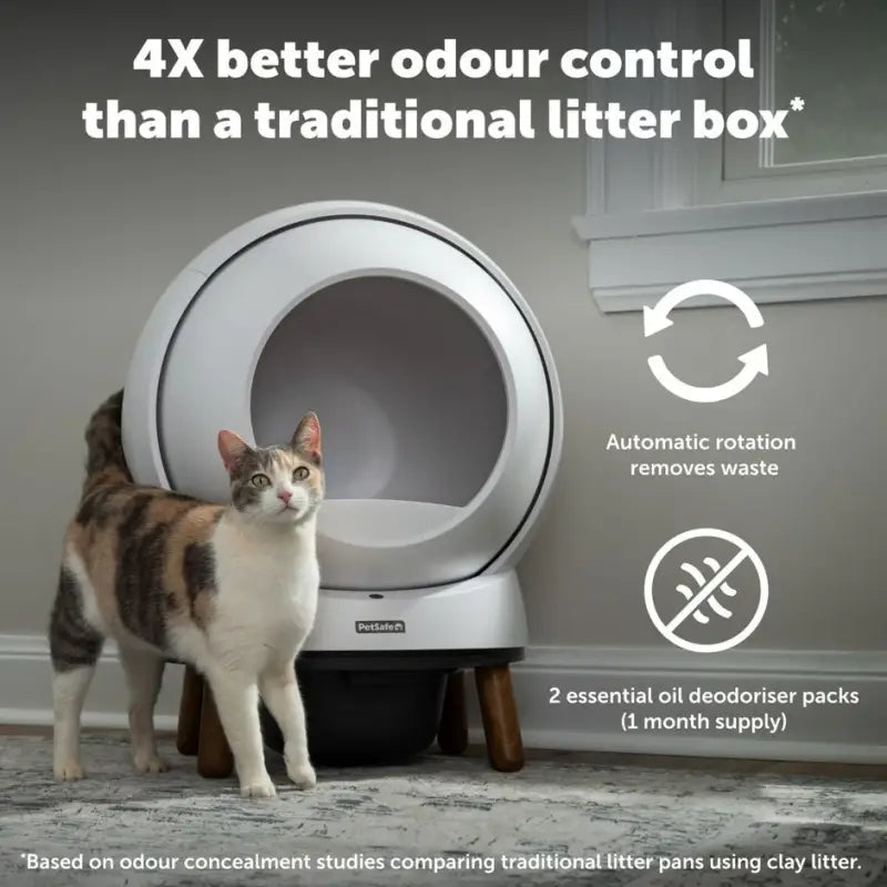 ScoopFree SmartSpin™ Selbstreinigende Katzentoilette