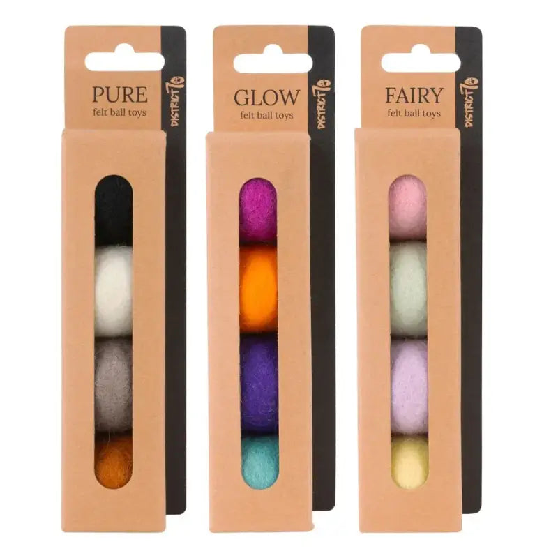 PURE, GLOW, FAIRY Filzbälle — Glow