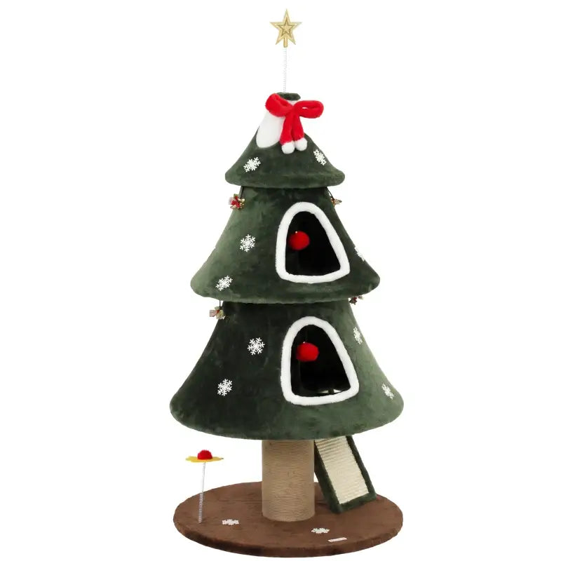 Weihnachts-Kratzbaum für Katzen