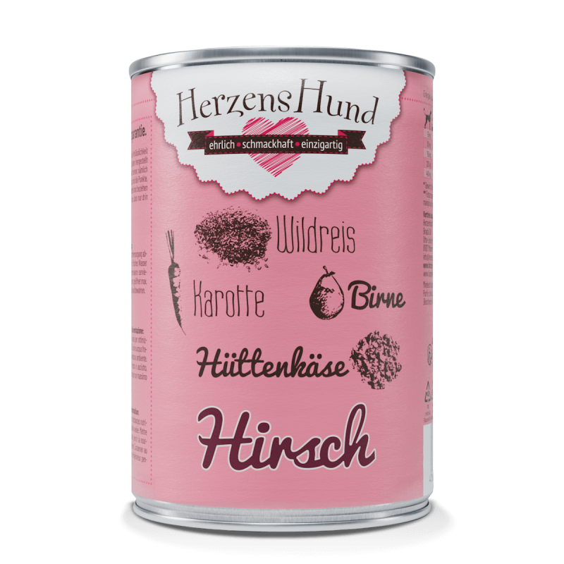 Hirsch mit Wildreis — 6x800g
