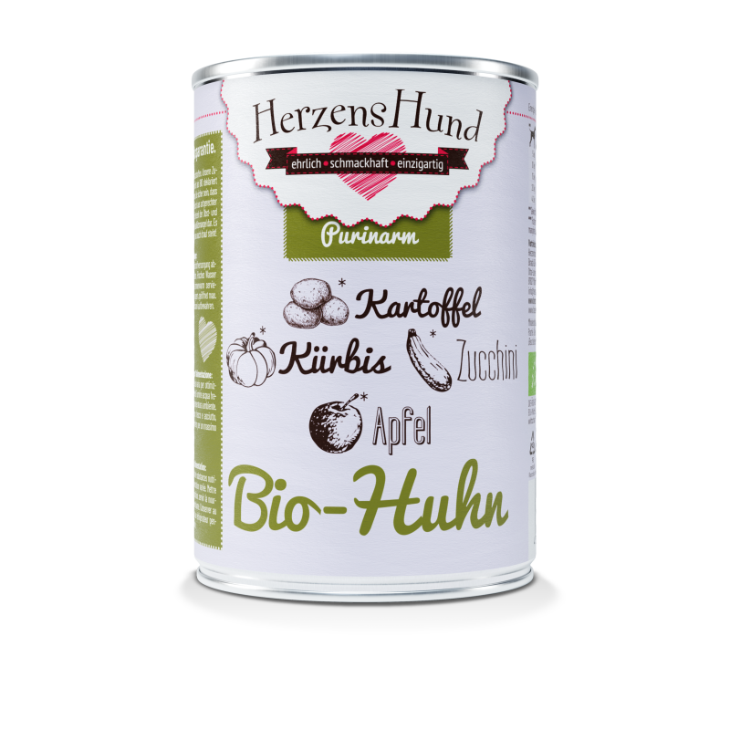 Bio-Huhn mit Kartoffel - purinarm — 12x400g