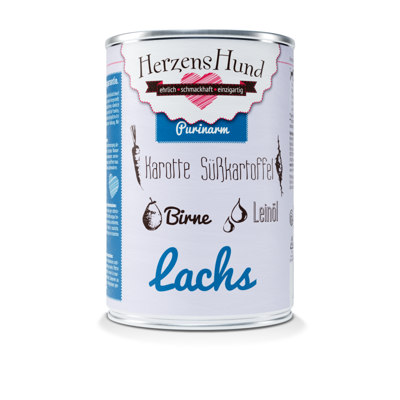 Lachs mit Karotte - purinarm — 12x400g